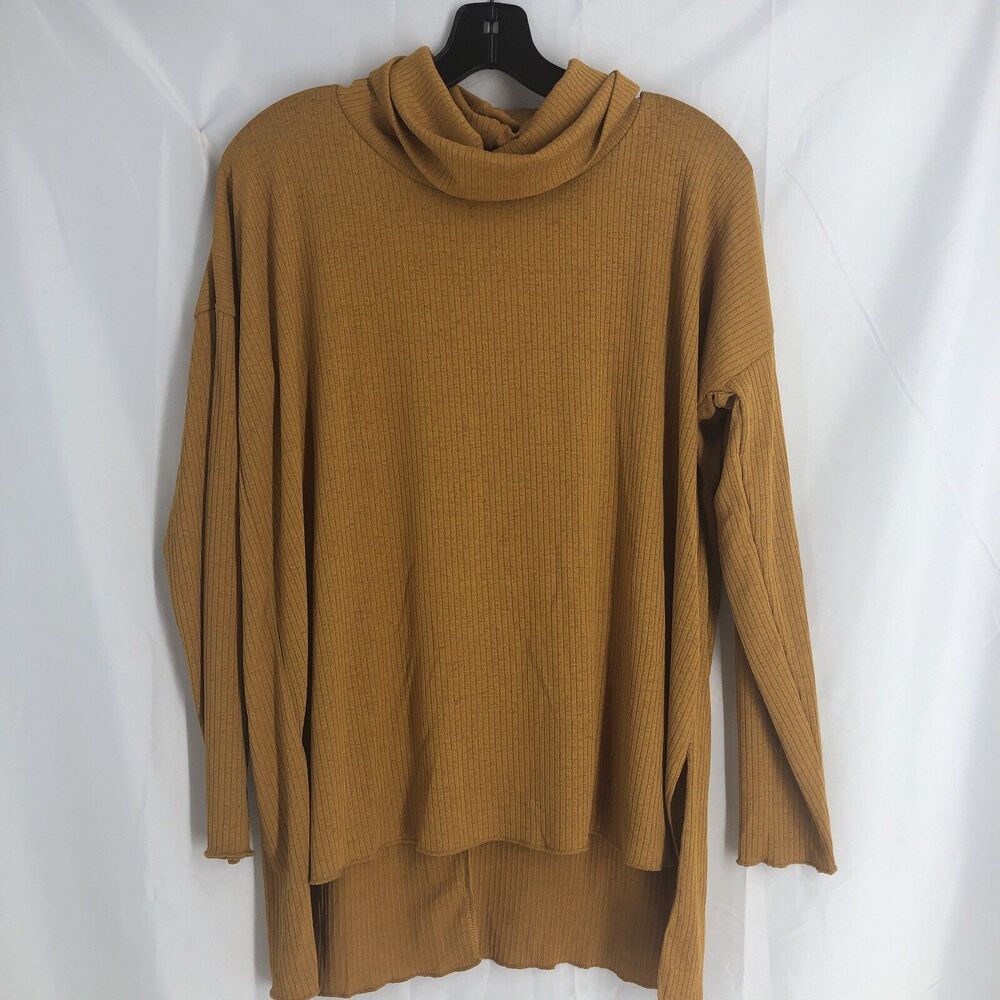 Shein | Mustard Yellow Ribbed Turtleneck Size XS